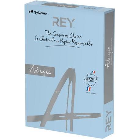 Rey Farbiges Papier A3 Adagio 80 g/m² 500 Blatt Blau (A3, 80 g/m²) (ADAGI080X967)