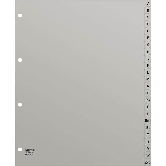 Actual product image Kolma Index A4 XL strong A-Z 24-piece grey