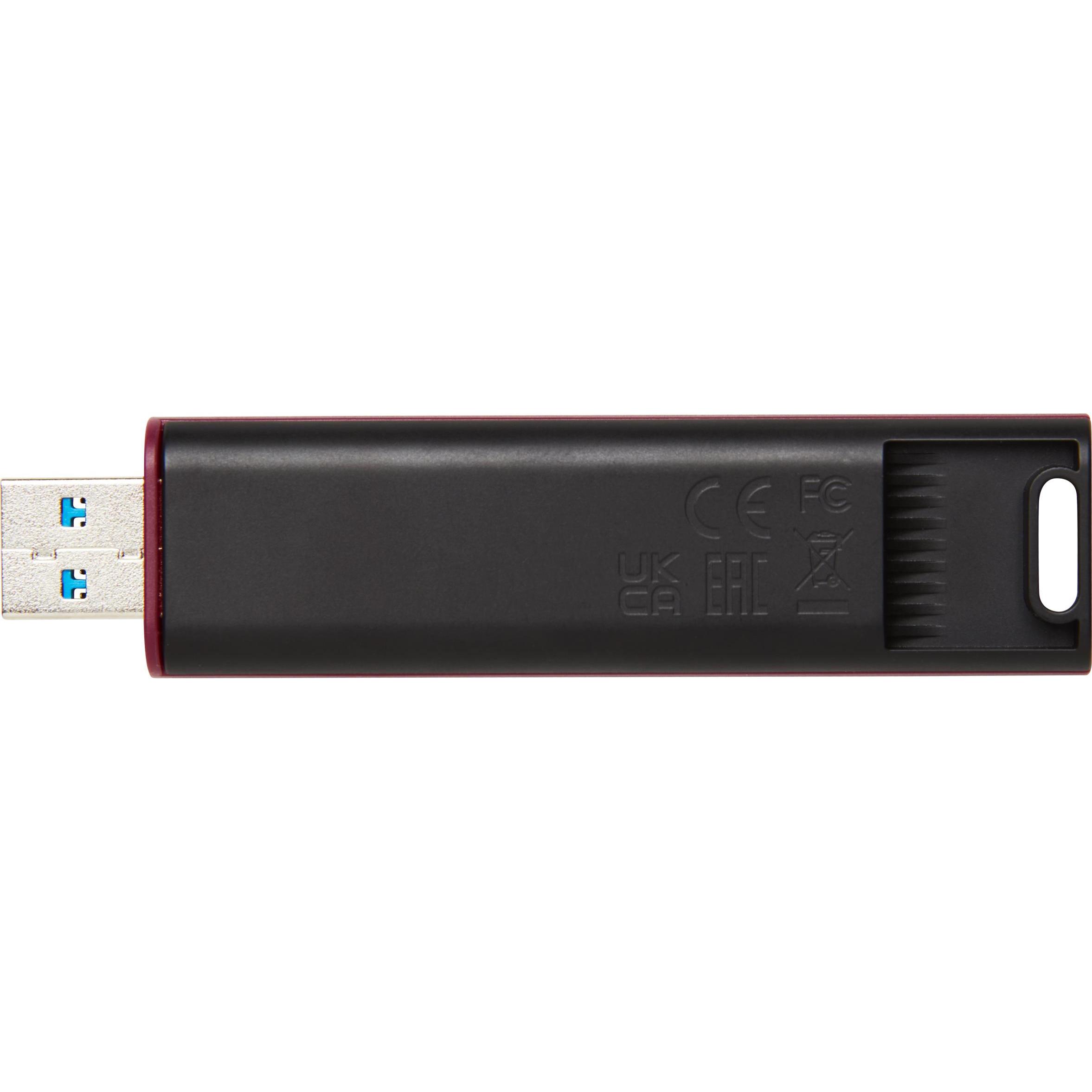 Thumbnail - Kingston DataTraveler Max (512 GB, USB-A, USB 3.2), USB Stick, Rot