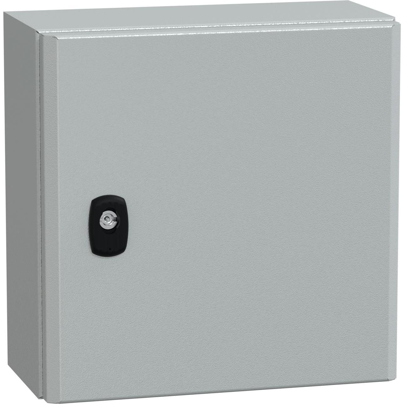 Schneider Electric Wandschrank Volltür, Elektronikzubehör + Gehäuse, Grau
