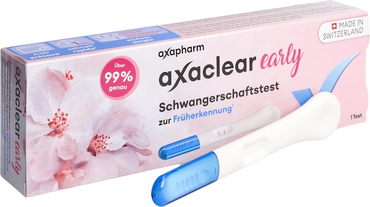 Actual product image Axapharm axaclear early pregnancy test (1 x)