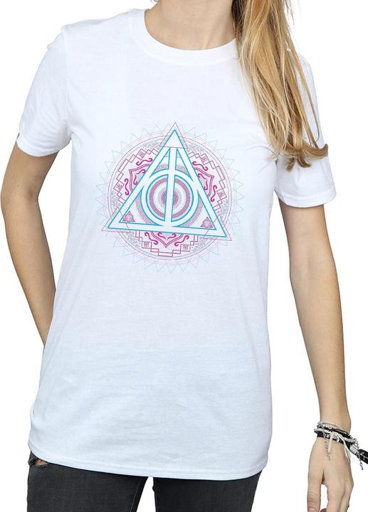 Image du produit - T-shirt NEON DEATHLY HALLOWS - Femme (S)