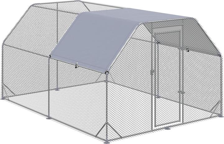 PawHut Pollaio con parasole