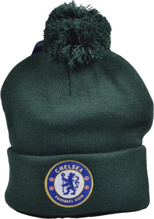 Actual product image Chelsea FC Crest Knitted Bobble Hat