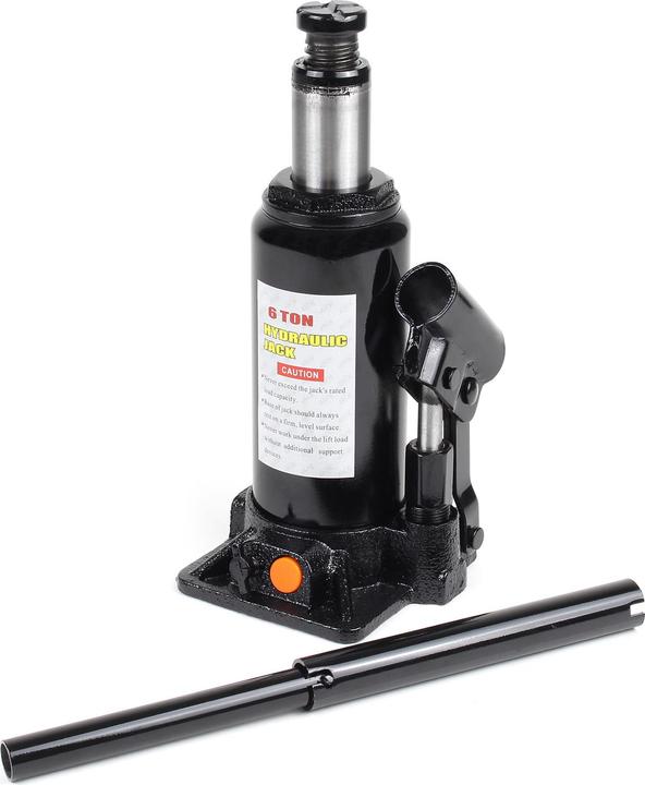 Produktbild Wiltec Hydraulischer Wagenheber 6t PKW Stempelwagenheber Flaschenwagenheber