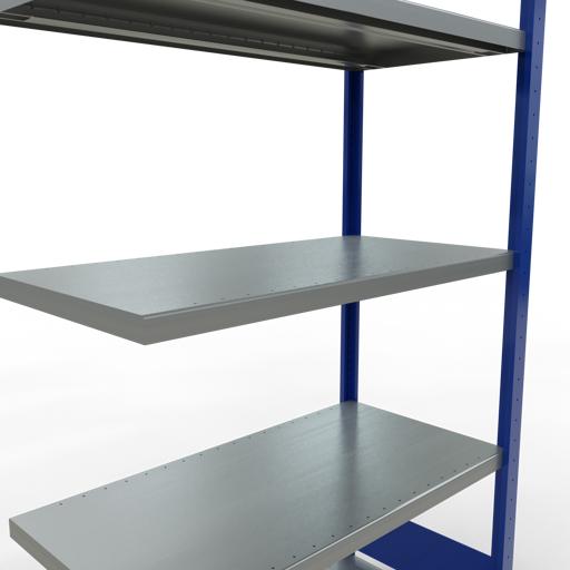 Actual product image Schulte Lagertechnik MULTIplus250 boltless add-on bay system with length bolts