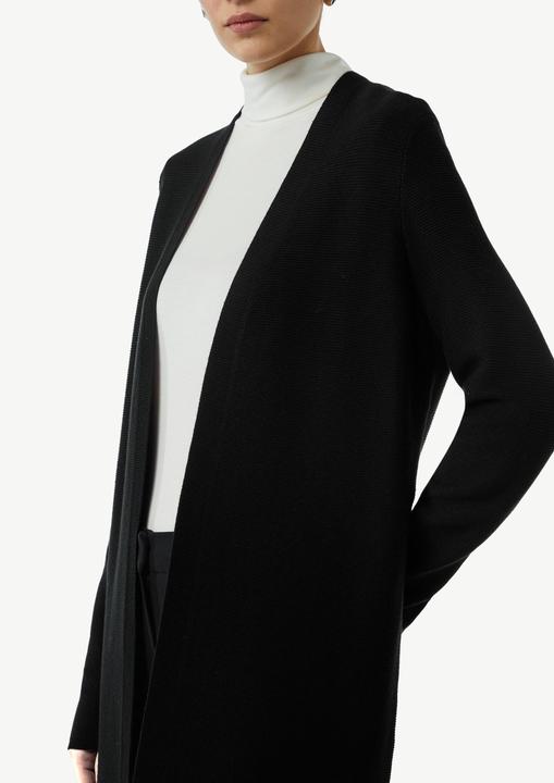 Actual product image Comma Strickjacke Langer Cardigan mit Rippstruktur (36)