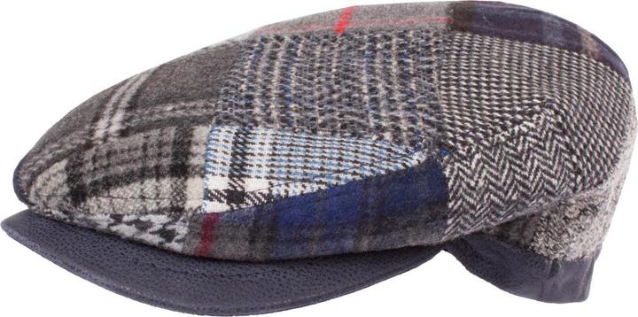Actual product image Horka Tweed beret with patchwork pattern