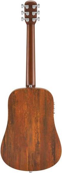 Actual product image Lava Music Gitarre ME Air Spruce 36 Zoll Woodgrain Brown mit Wandhalter (Acoustic guitar, HPL (High pressure laminate), Okoume, Spruce (solid))