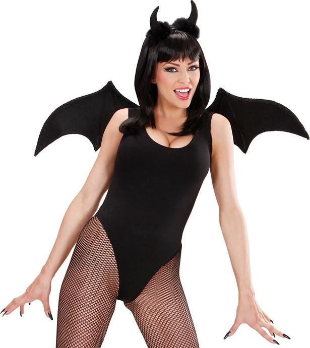 Actual product image Widmann Black devil dress-up set (1 pcs.)