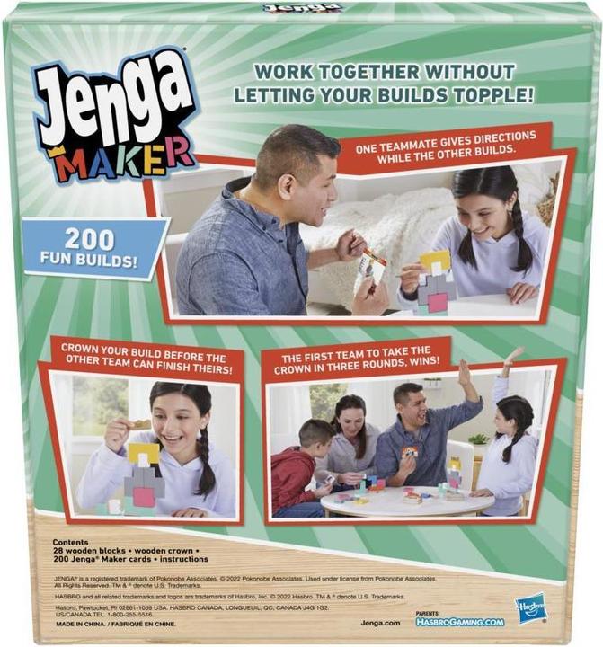 Produktbild Hasbro Gaming Gaming - Jenga Maker (F4528) (Finnisch, Schwedisch)