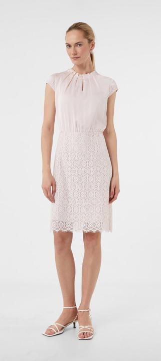 Actual product image Comma Kleid Kurzes Satinkleid mit Spitzen-Rock (32)