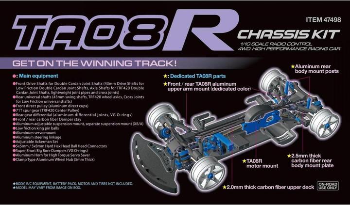 Image du produit Tamiya TA08R Kit de châssis (Kit)