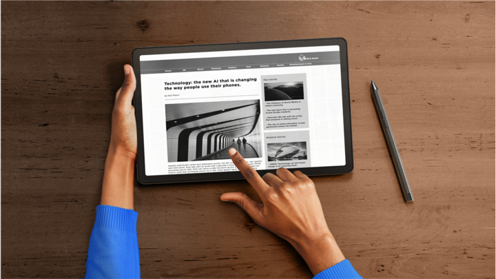Image du produit Lenovo Tab M10 Plus (3rd Gen) (WLAN uniquement, 10.61", 128 Go, Gris tempête double ton)