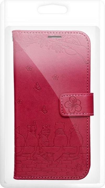 Produktbild OEM Back panel cover MEZZO Book case for IPHONE 17 PRO MAX cats red (Apple iPhone 17 Pro Max)
