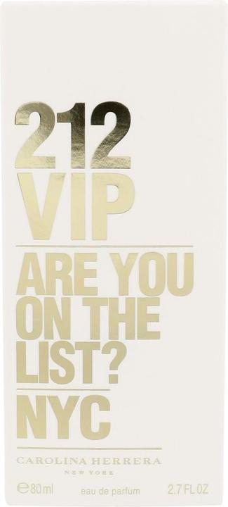 Actual product image Carolina Herrera 212 VIP (Eau de parfum, 80 ml)
