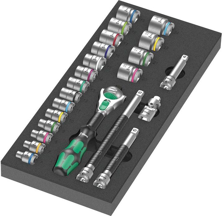 Produktbild Wera 9721 Schaumstoffeinlage 8000 B Zyklop Set 1 (24 mm)