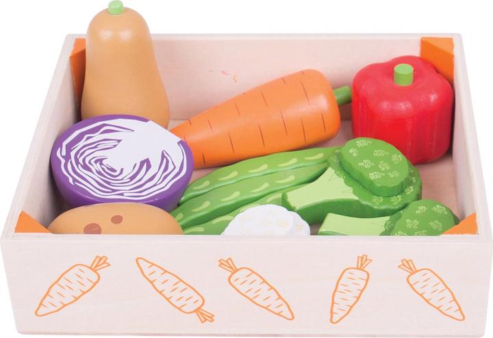 Produktbild Bigjigs Holzkiste mit Gemüse