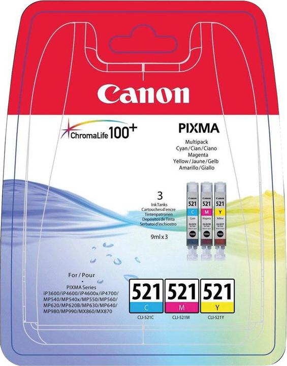 Image du produit Canon Cli-521 (C, M, Y)