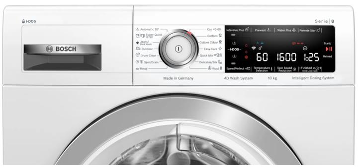 Produktbild Bosch Hausgeräte Serie 8 WAX32KH2BY Waschmaschine Frontlader C (10 kg, Links)