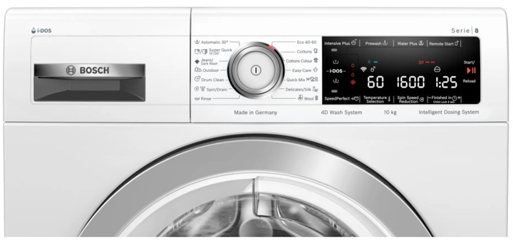Produktbild Bosch Hausgeräte Serie 8 WAX32KH2BY Waschmaschine Frontlader C (10 kg, Links)