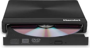 Image du produit Hamlet XDVDSLIM3AC Lecteur de disques optiques DVD±RW Noir (Lecteur DVD)