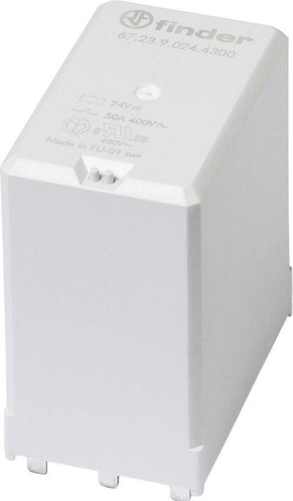 Actual product image Finder 67.23.9.012.4500 Print relay 12 V/DC 50 A 3 NO contacts 1 pc.