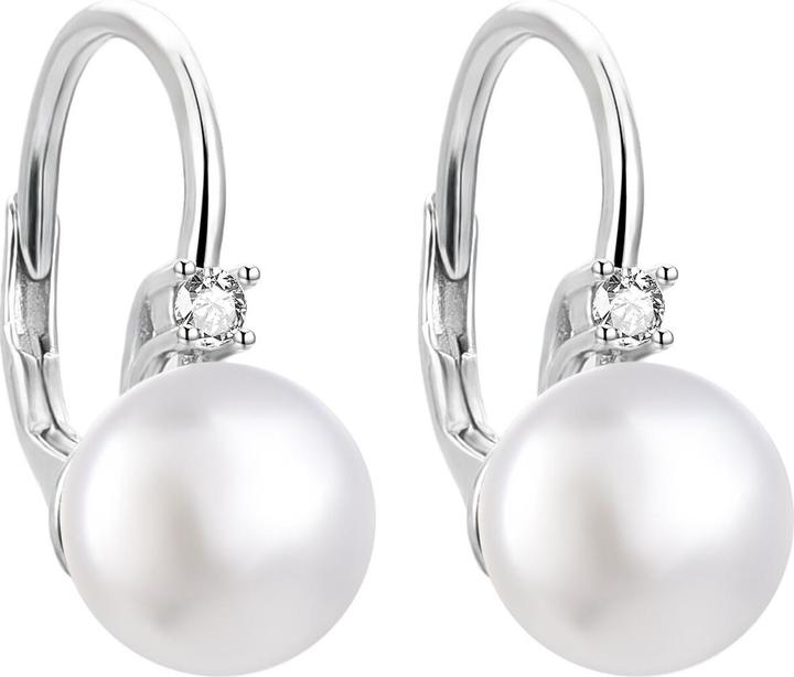 Immagine prodotto Agato Orecchini eleganti in argento con perle AGUC3514P-W (Argento)
