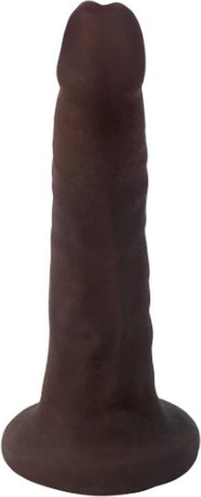 Actual product image Pipedream Easy Riders Thin Chocolate Dildo 15'25 cm