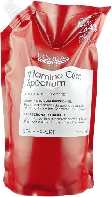 Produktbild L'Oréal Professionnel L'Oral Professionnel Serie Expert Vitamino Color Spectrum Shampoo Refill 1000ml (1000 ml, Flüssiges Shampoo)
