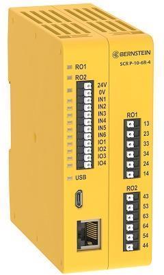 Actual product image Bernstein 6075133159 SCR SCR P-10-6R-4 Programming b. Safety relay