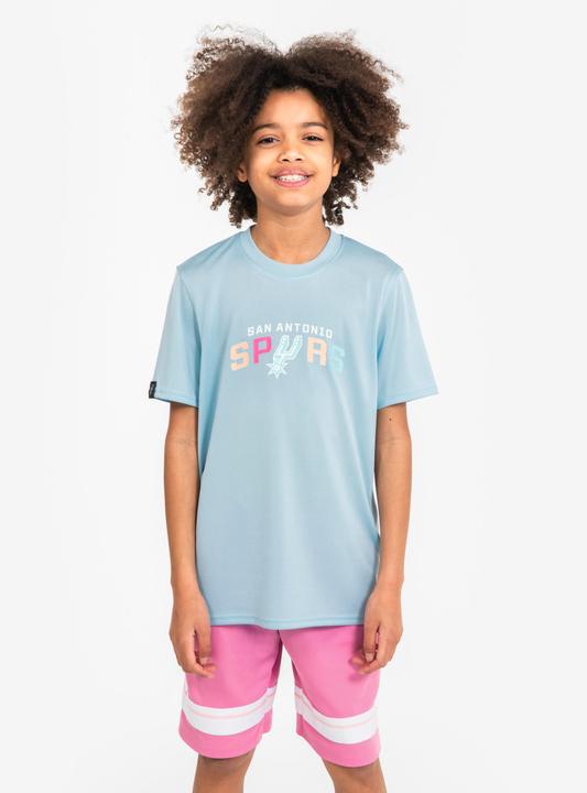 Image du produit Tarmak T-shirt de basketball nba spurs enfant - ts 900 jr bleu