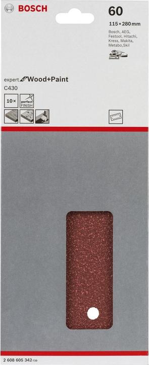 Produktbild Bosch Professional Zubehör Schleifblatt (60)