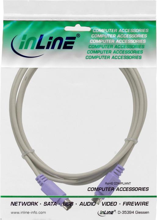 Actual product image InLine PS/2 cable (2 m, PS/2)