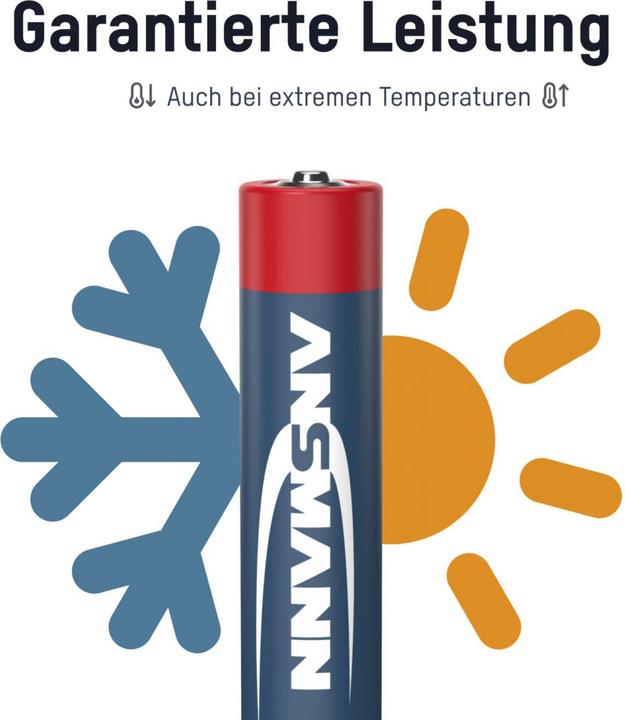 Image du produit Ansmann Red Alkaline (8 pcs, AAA)