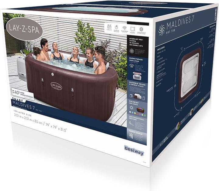 Immagine prodotto Bestway Lay-Z-Spa Maldive MaxHold EnergySense (7 pers.)