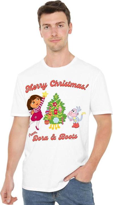 Produktbild Dora The Explorer Happy Holidays TShirt (S)