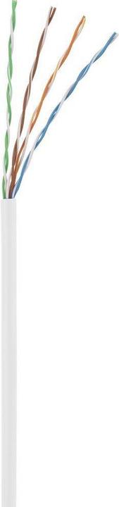 Actual product image Renkforce RF-5043844 RJ45 network cable, patch cable CAT 5e U/UTP 15.00 cm White m (U/UTP, CAT5e, 0.15 m)