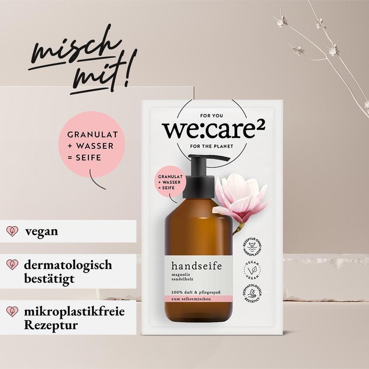 Produktbild we:care2 Geschenk-Set, Handseifen-Granulat, Lieblingsmensch