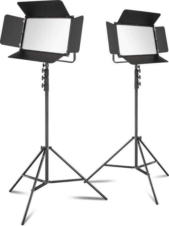 Actual product image Walimex LED Niova 150-F Pro 150W Bi Color Set2