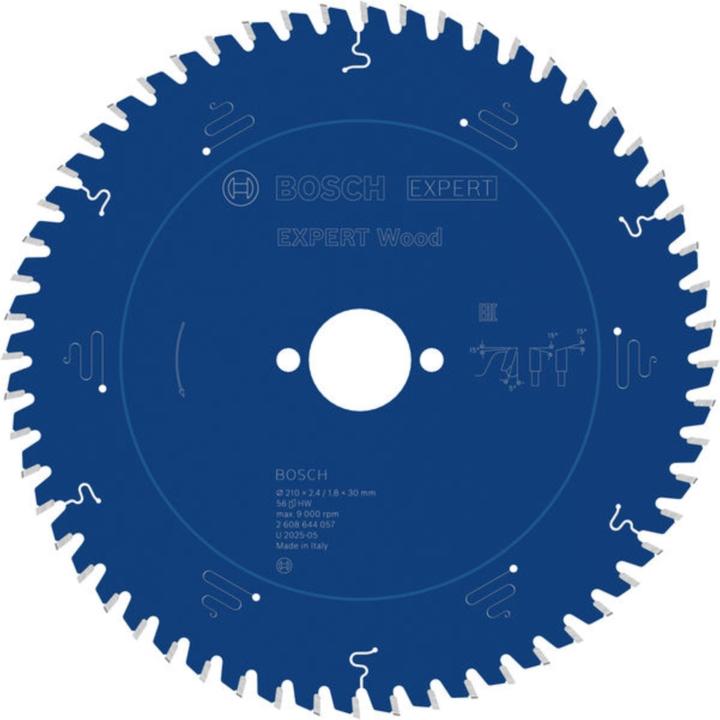 Produktbild Bosch Professional Zubehör Kreissägeblatt Expert for Wood, 210 x 30 x 2,4 mm, 56