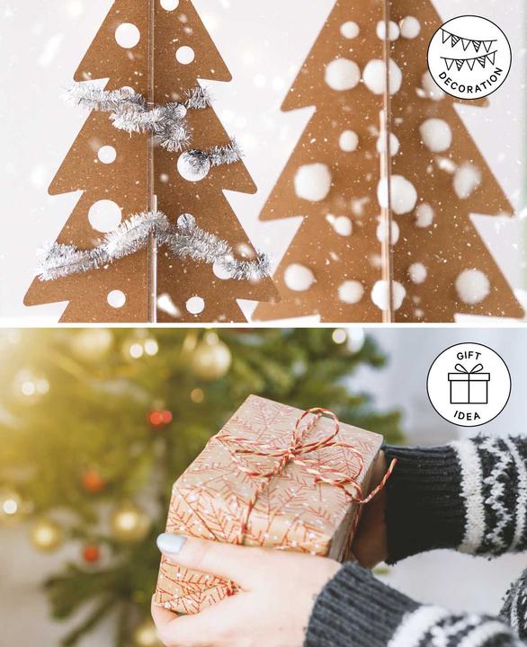 Produktbild I Am Creative Tannenbaum Set DIY, 4tlg.