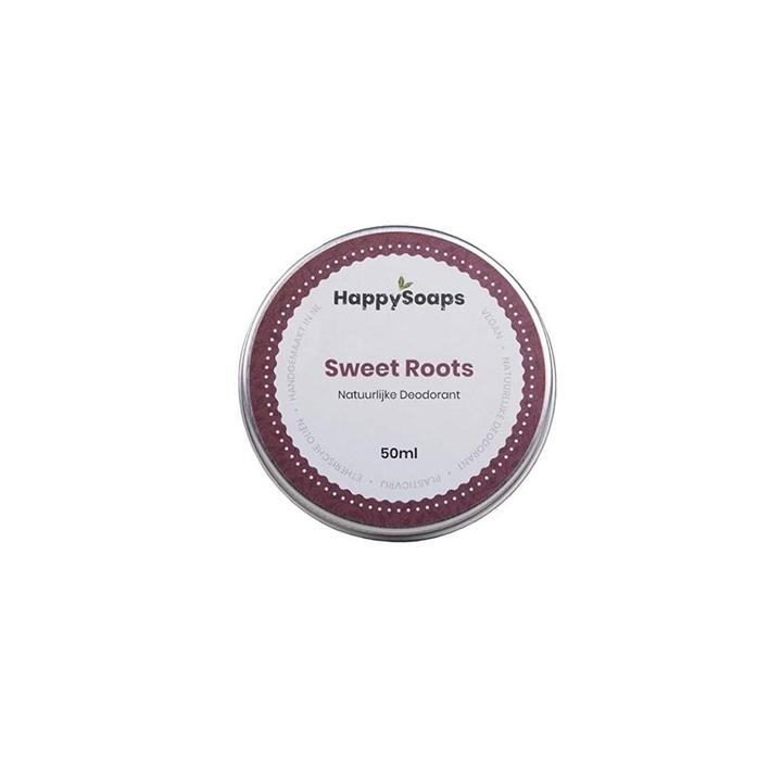 Actual product image Happy Soaps Sweet Roots Vegan Deodorant 50g (Stick)