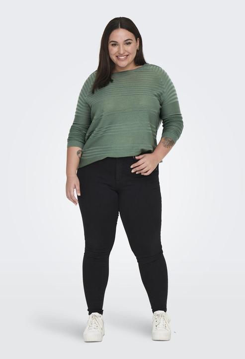 Actual product image Only Curvy patterned knit jumper (54, XL)