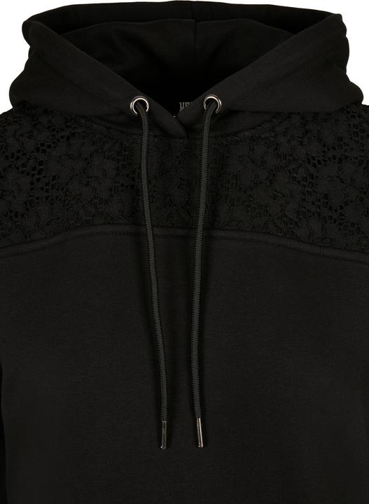 Produktbild Urban Classics Ladies Lace Inset Hoody (XS)