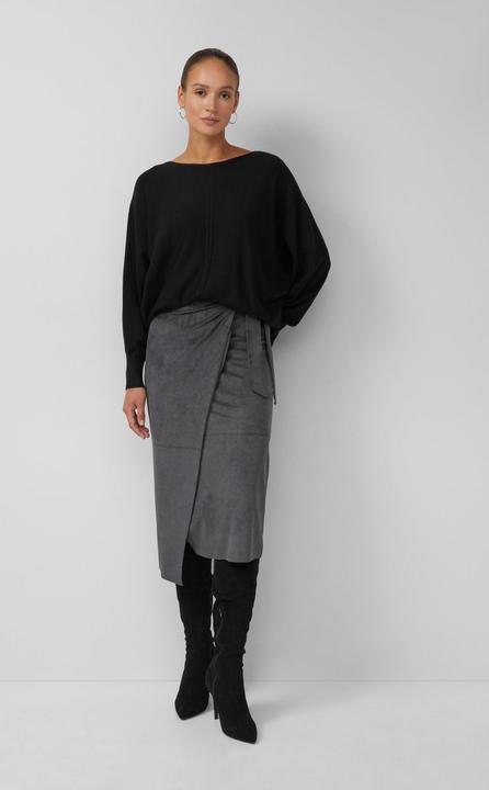 Produktbild s.Oliver Strickpullover Feinstrick-Pullover im Relaxed Fit mit Ajour-Details (48)