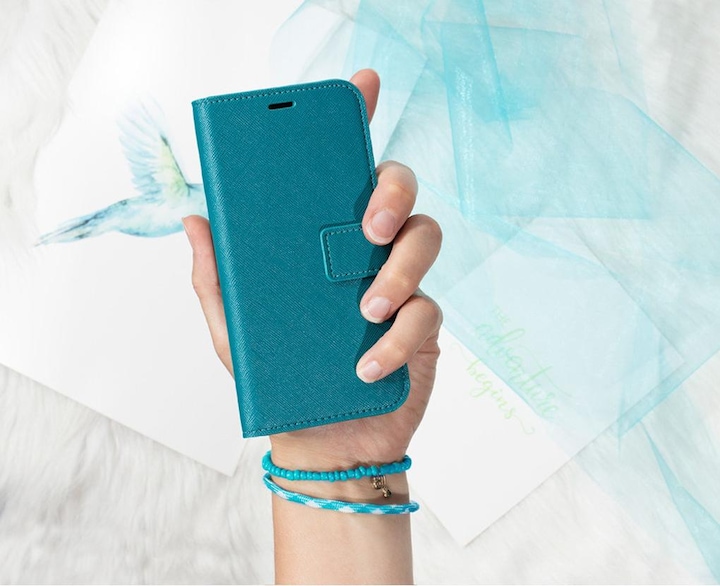 Image du produit Mobiparts Saffiano Wallet Case Apple iPhone 11 Pro Turquoise (Apple iPhone 11 Pro)