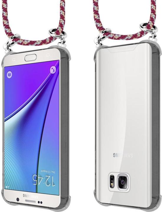 Actual product image Cadorabo TPU Mobile Phone Chain SILVER Cover