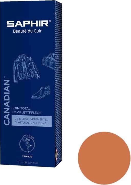 Actual product image Saphir Beaute du Cuir Cream Canadian light brown (1 x, 75 ml)