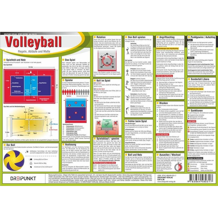 Dreipunkt, Volleyball